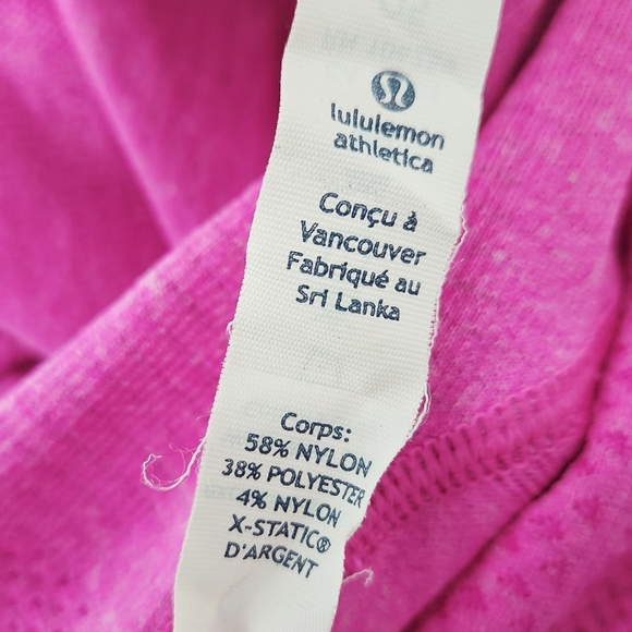 Lululemon Swiftly Tech 1/2 Zip Long Sleeve Top Heathered Pink - Picture 6 of 11